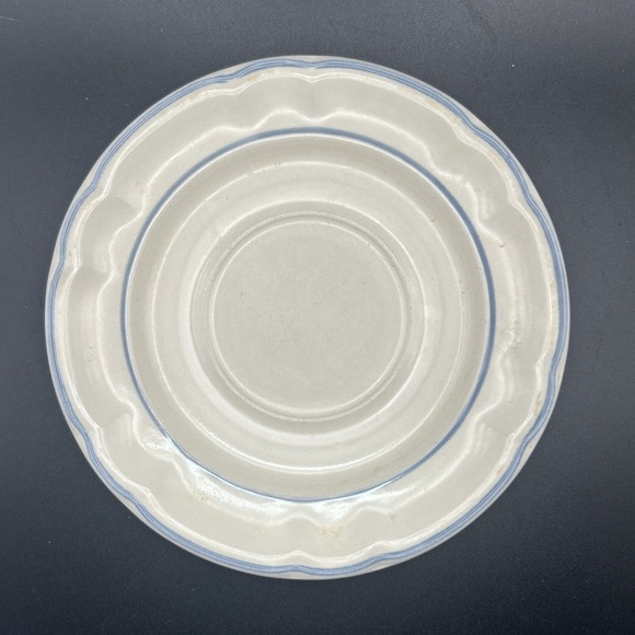 Covington Other - VTG Stoneware Covington Edition Tea Saucers 6" Japan Blue & Grey (6 available)